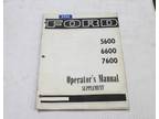 Operators Manual Supplement for Ford 5600, 6600 - Opportunity!