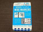 Vintage 1967 Brady Porta-Pack Wire Terminal Markers 5 3/4" X