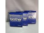 3 NEW brother 7020 Black Correctable Film Ribbon OEM