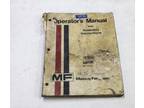 Operators Manual for Massey Ferguson 750 & 760 Combine