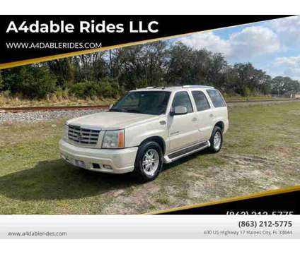 2004 Cadillac Escalade for sale is a White 2004 Cadillac Escalade Car for Sale in Haines City FL