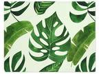 Monstera Placemat Cotton Tropical Leaf Plant Table Protector