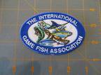 Vintage Fishing Patch - IGFA - 3 3/4 x 2 1/2 inch - Opportunity!