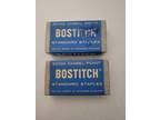 Vintage Bostich Chisel Point Standard Staples For Stapler