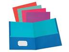 Oxford 2 Pocket Folders, Textured Paper, Assorted Colors