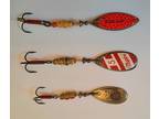 Vintage Lot of 3 Mepps Spinner Lures (used) - Opportunity!