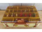 Vintage By Plano Storage Fishing Tackle Organizer Box Double
