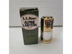 L. L. Bean Alpine Candle Lantern Brass Vintage Original
