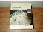 1989 Microsoft Word Version 5.0 Word Processing Program for
