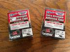 Lot of (2) GENUINE Brother TZ-S251 P-Touch Extra-Strength