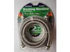 Eastman 2-Pack 6' Hot/Cold Stainless Steel Washing Machine