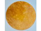 New - Decorative Gold Round Glass Piece