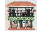 New - Miniature Hand-Made Double Balcony Hacienda