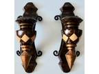 New - Pair of Wall-Hanging Candle Holders