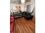 Black Leather Sectional Electric Reclining Couch - Opportunity!