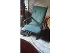 Tell City maple glider rocking chair vintage Colonial