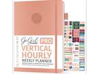 Go Girl Pro Vertical Hourly Weekly Planned Peach Pink New
