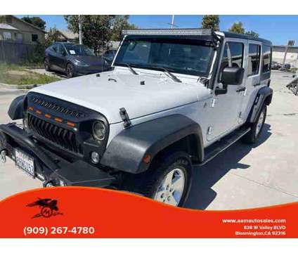 2015 Jeep Wrangler for sale is a White 2015 Jeep Wrangler Car for Sale in Bloomington CA