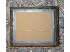 Antique Ornate 25x21 Gold Wood Framed Mirror - Beautiful