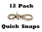 12 Quick Snaps Zinc Coated Connectors Trapping Supplies