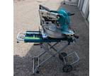 10" Makita LXT Compound Miter Saw with Cart