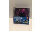 NEW Verbatim Pocket CD-R 21min 185mb Recordable Colored Mini