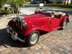 1952 MG TD Manual 4 speed Red