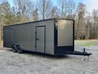 Not in Stock! 8.5ft X 24ft Tandem Car or Cargo Trailer 7k lb Axles, 7.5ft Tall