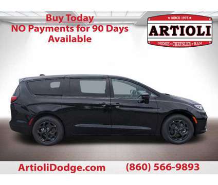 2023 Chrysler Pacifica Hybrid Touring L is a Black 2023 Chrysler Pacifica Hybrid in Enfield CT