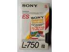 Sony Dynamicron L-750 Beta Blank Video Cassette Tape Sealed