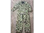 Vintage Key Imperial Insulated Coveralls Long Hunting Brown