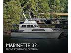 1985 Marinette 32 Sedan Fly Bridge Boat for Sale