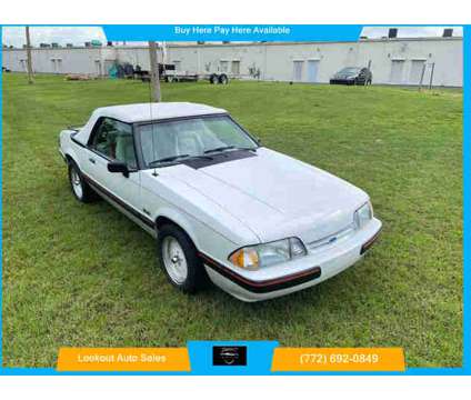 1989 Ford Mustang for sale is a White 1989 Ford Mustang Car for Sale in Stuart FL