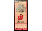 Ohio State vs Wisconsin Football Ticket Stub October 13 2001