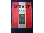 July 1937 Service Magazine Monthly Digest of Radio and