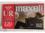 Maxwell Audio Cassette Tape Normal Bias Ur 120 Minutes