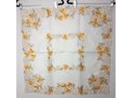 Wimpole Street Embroidered SPRING PANSY ~ Tablecloth Table