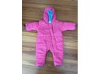 Arctic Ski Suit / Snow Suit Infant. 9 - 12 Months - Pink
