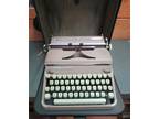 1950s GREEN Hermes 2000 typewriter - working! - Opportunity!