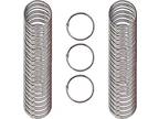Clipco Book Rings Medium 1.5-Inch Nickel Plated 100-Pack