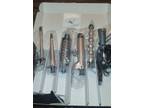 5 piece curling wand and brush set