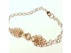 Rose Gold Angel Wings Chainmaille Anklet