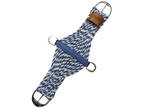 5 Star Equine 100% Mohair Steel Blue/Grey Colored Roper Cinch
