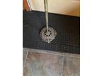 Antique cast iron floor lamp