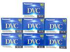 Pack Of 7 Panasonic 60 Minute Mini DV DVC Digital Video