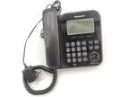 Panasonic Desk Phone with Answering Machine Talking Caller