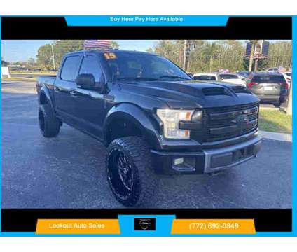 2015 Ford F150 SuperCrew Cab for sale is a Black 2015 Ford F-150 SuperCrew Car for Sale in Stuart FL