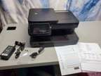 HP Photosmart 7510 Inkjet Wireless Printer w/ Ink Tested