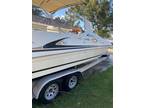 24ft searay deck boat with 2017 aluminum trailer