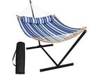 Double Hammock with Stand Included, Portable Hammock with